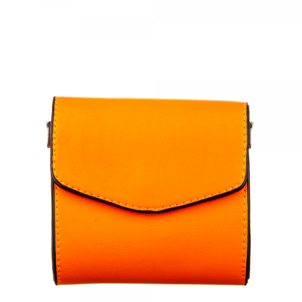 Γυναικεία τσάντα Fripa πορτοκάλι νέον, 3 - Kalapod.gr